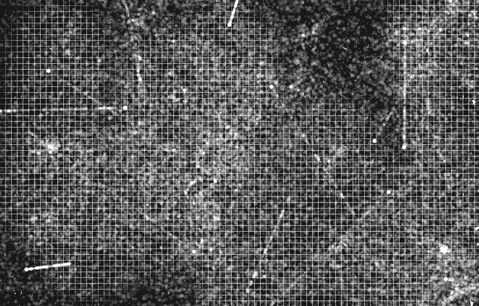 Dark Messy Dust Overlay Distress Background. Easy To Create Abstract Dotted, Scratched, Vintage Effect With Noise And Grain photo
