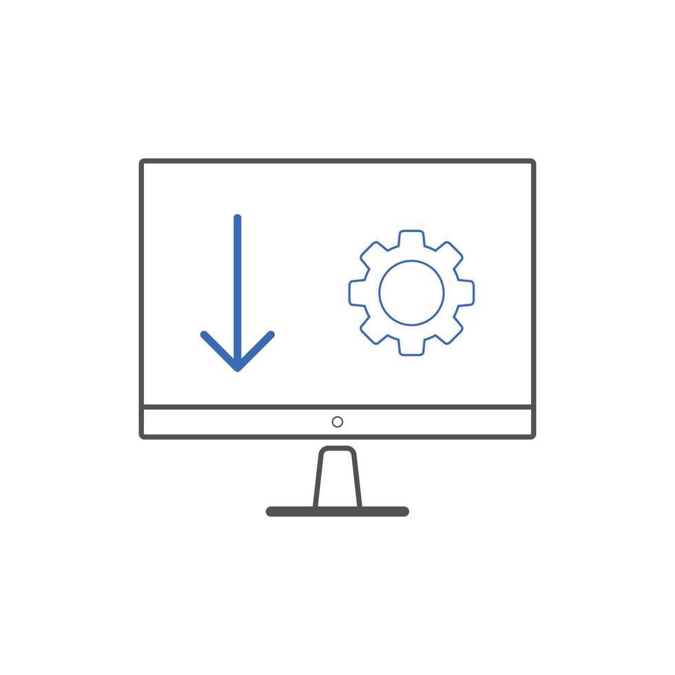 landing page optimization icons. Used for SEO or websites. vector
