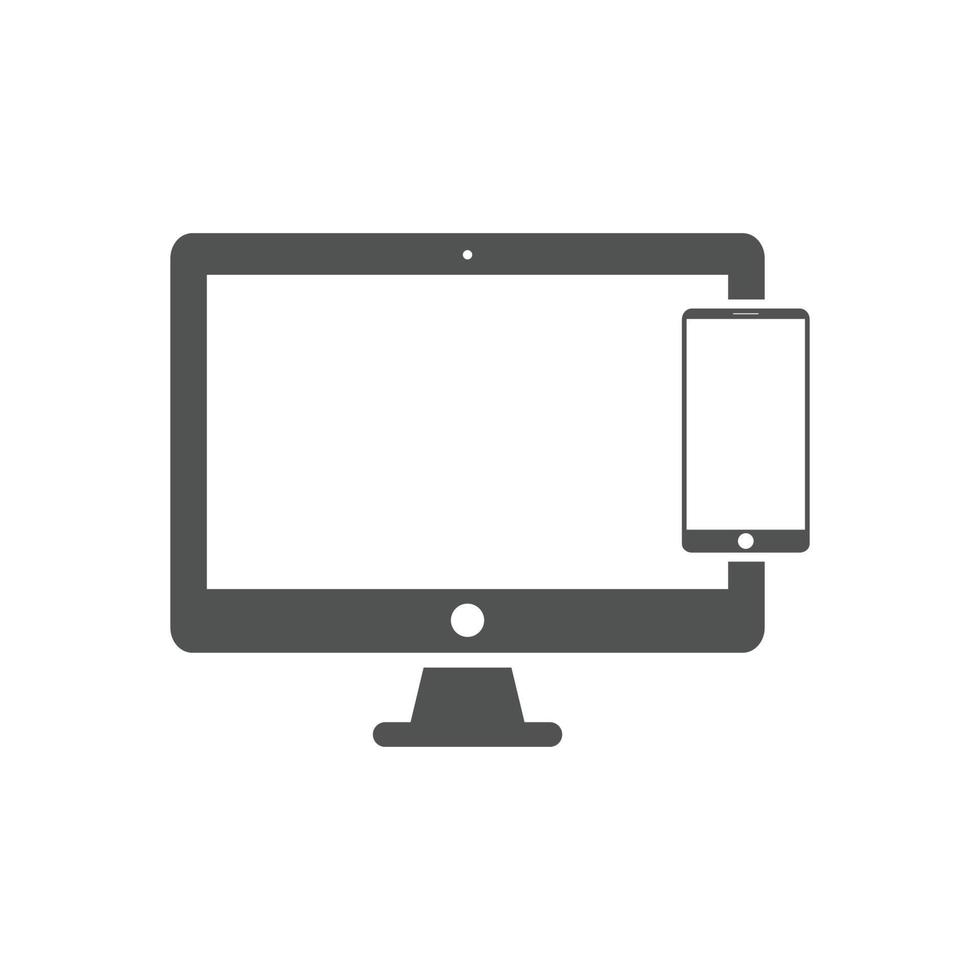 responsive web design icons vector