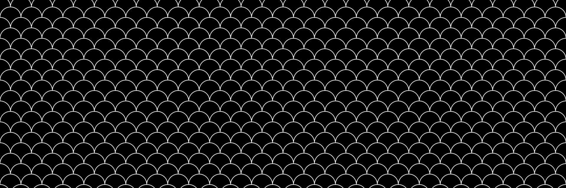 silhouette fish scale seamless pattern vector