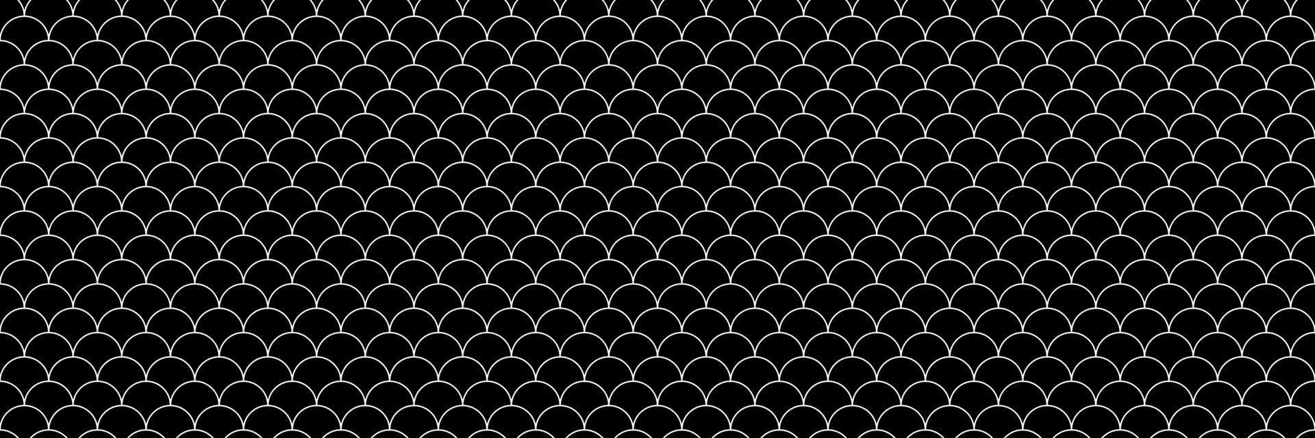 silhouette fish scale seamless pattern vector