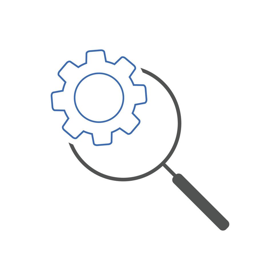 Search optimization icon. SEO optimization vector