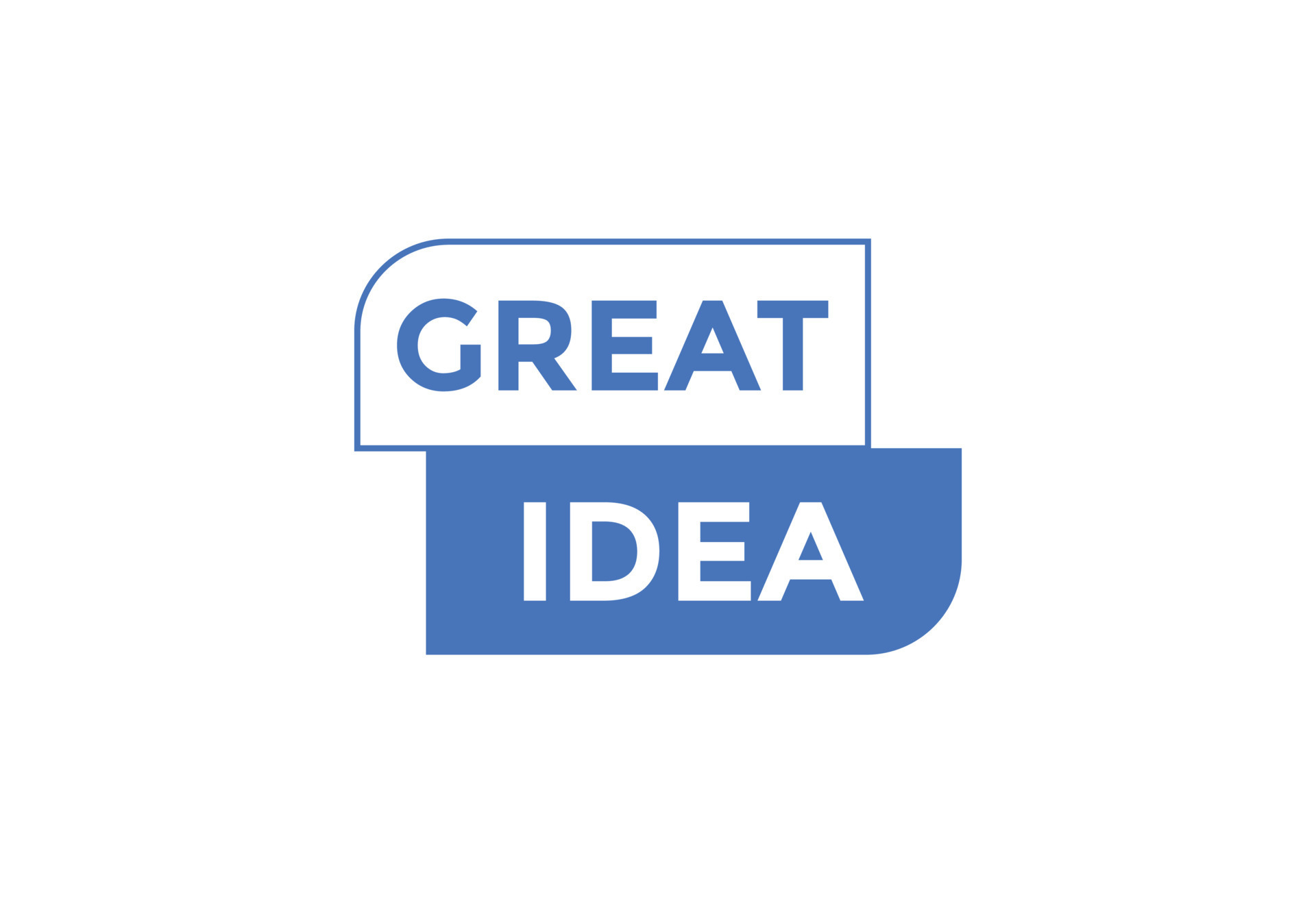 Great idea text button Great idea speech bubble Great idea text web Great idea text button Great idea speech bubble Great idea text web