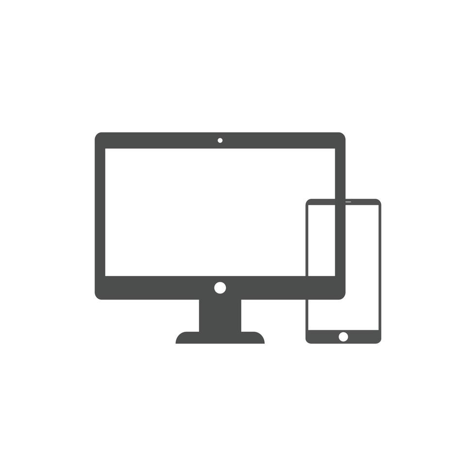 responsive web design icons vector