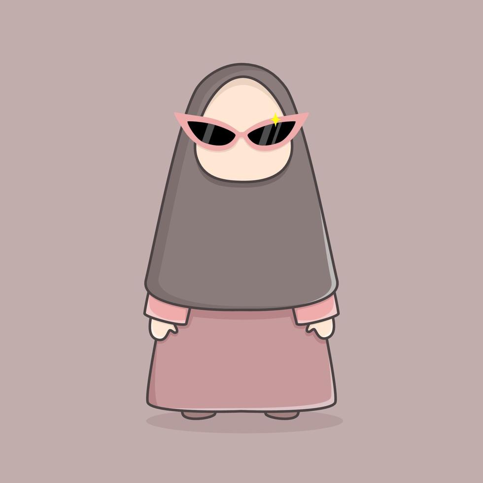 Cartoon hijab girl  Anime muslim, Pretty anime girl, Girl glasses anime