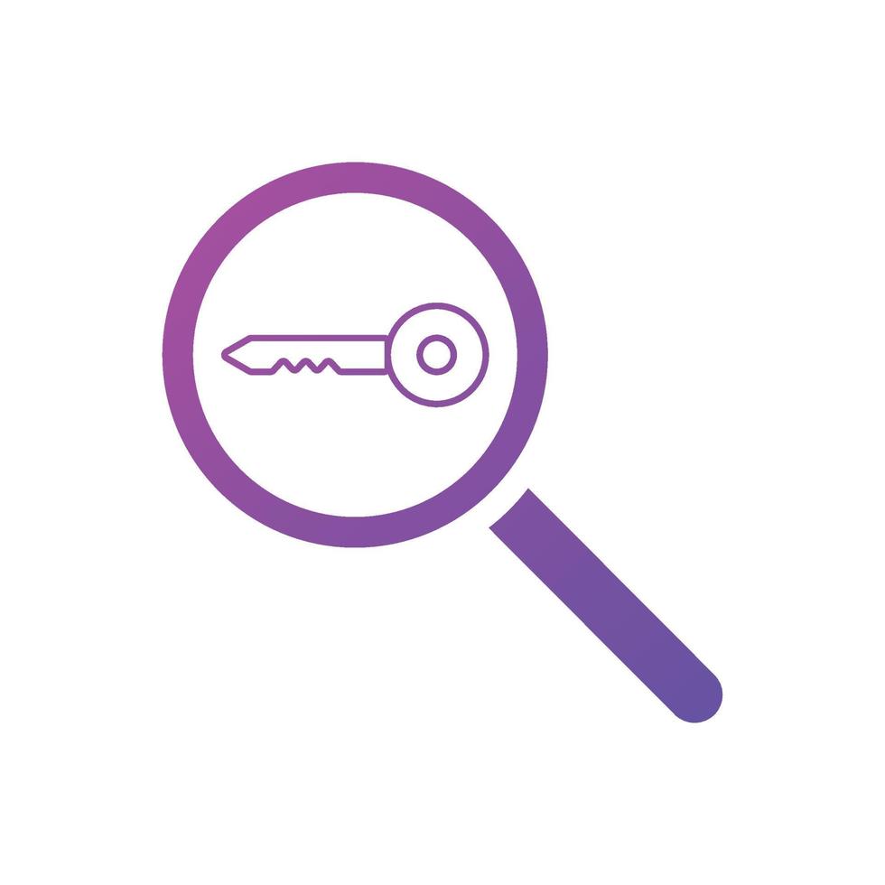 keyword research icon vector illustrations. Used for SEO or websites