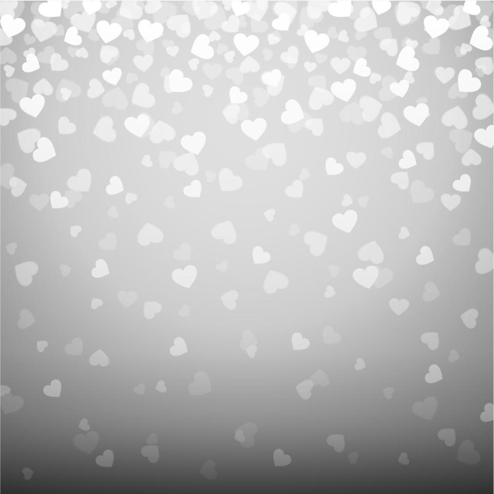 Valentine's day background with red hearts vector