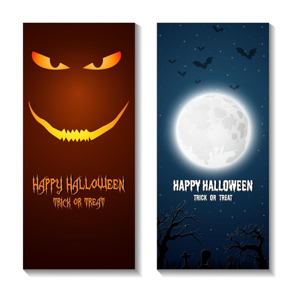 Cartoon halloween background vector