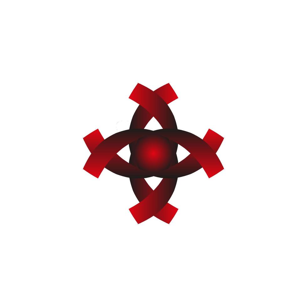 company logo with abstract shape vector