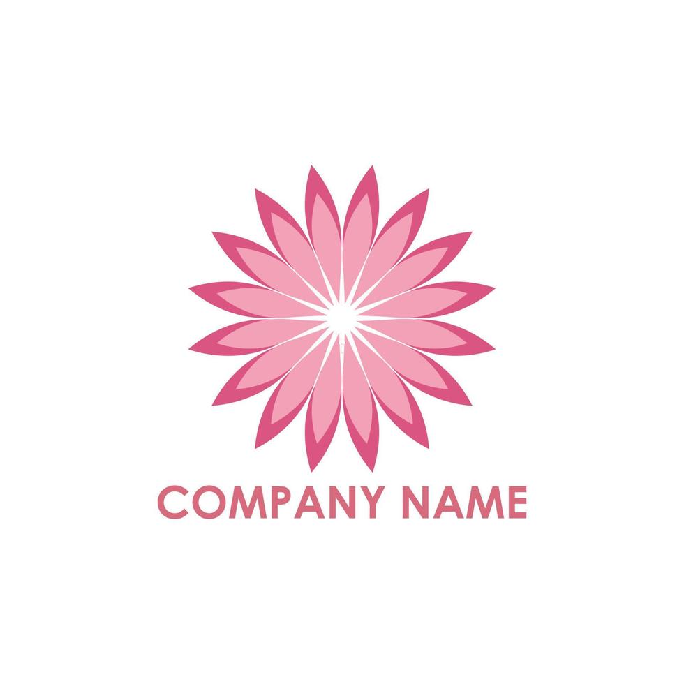 company logo with abstract shape vector