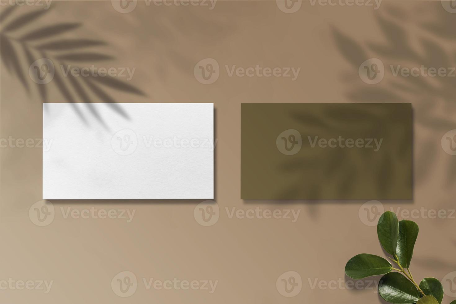 Luxury business card mockup.luxury logo mockup photo