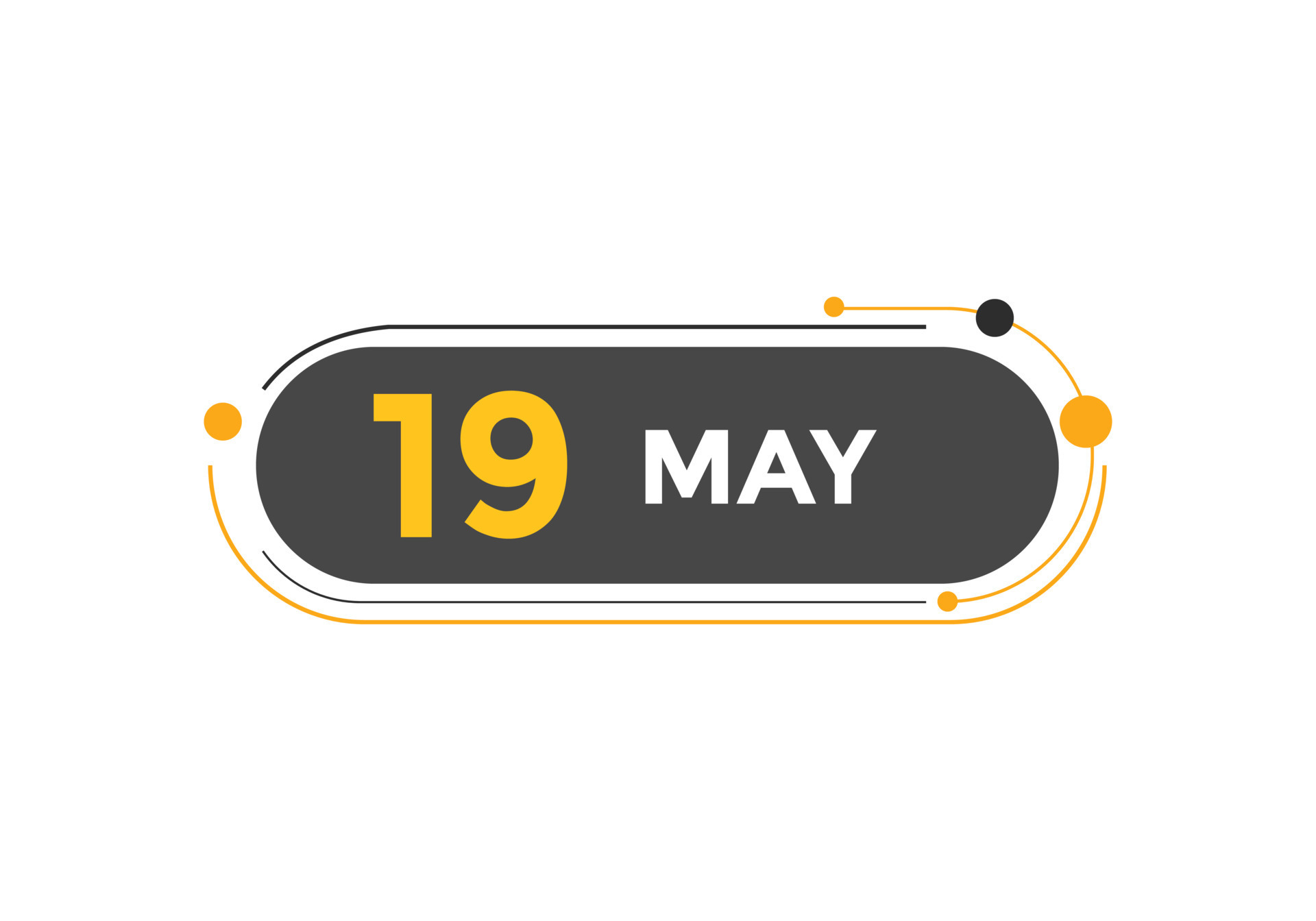 may 19 calendar reminder 19th may daily calendar icon template may 19 calendar reminder 19th may daily calendar icon template