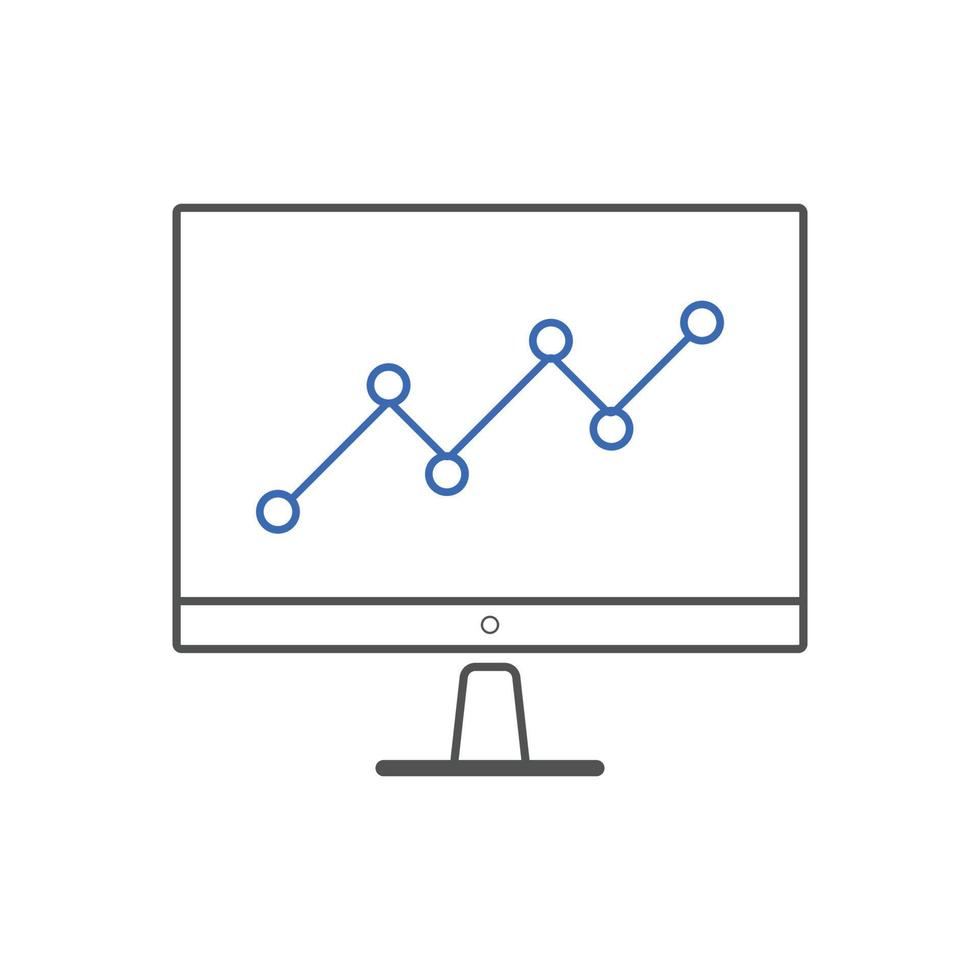 SEO Monitoring icon Vector illustration. digital marketing element. concept for SEO and Website