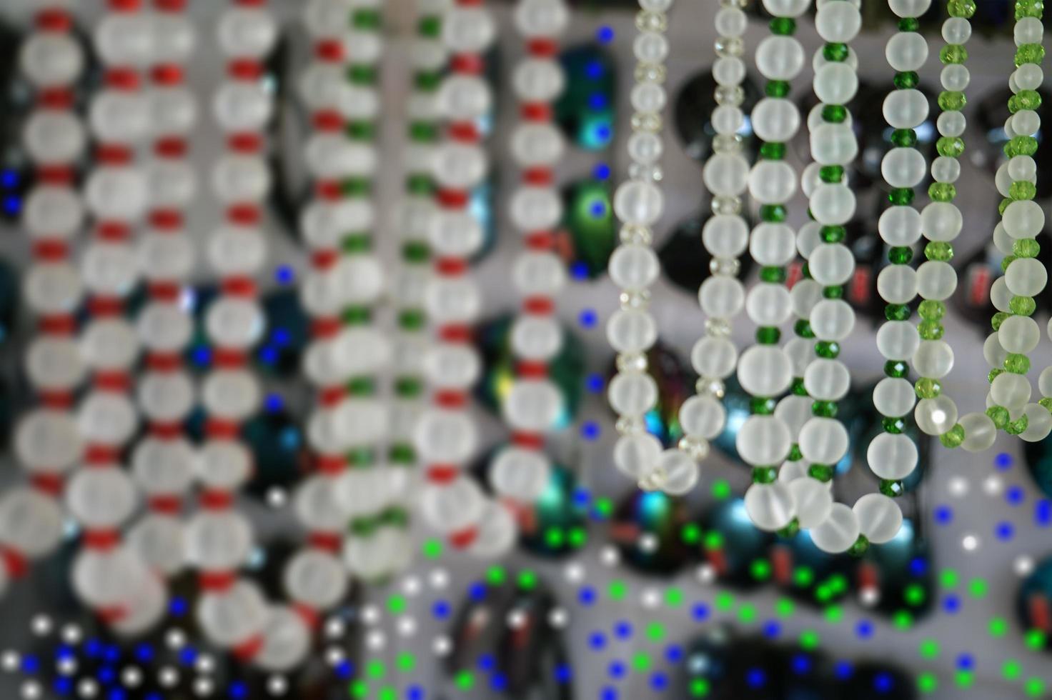 Handmade Beaded Nacklece. photo