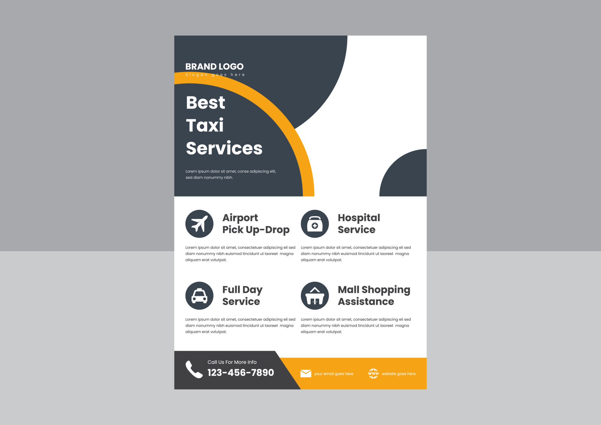 Taxi Pickup Services Flyer Poster Design Taxi Service Calls Us Flyer reliable-cab-taxi-service-taxi-service-checker-taxi-taxi