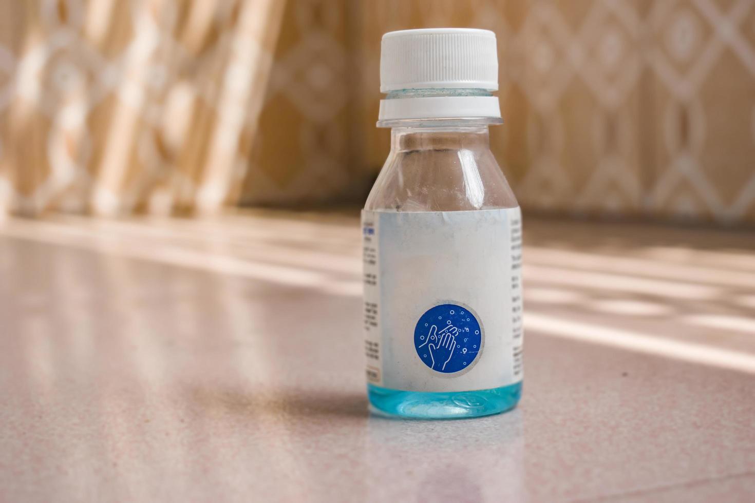 Hand sanitizer for anti germ. photo