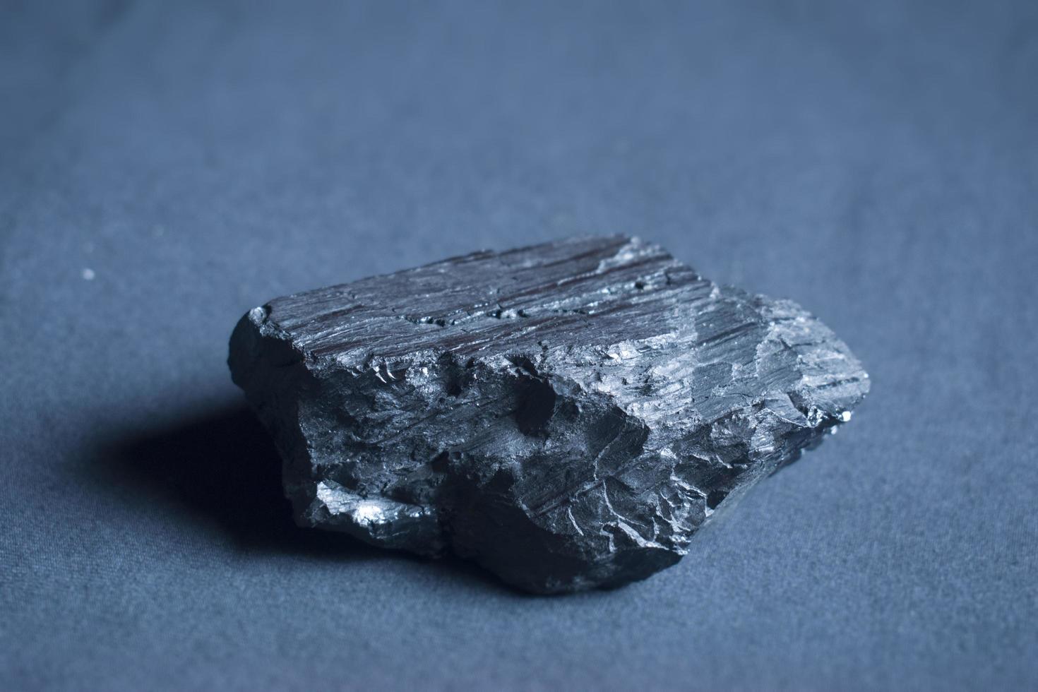 Coal is a mineral, it originated in the Carboniferous era, from vegetables deposited in marshes and lagoons, dating from 300 to 360 million years ago. photo