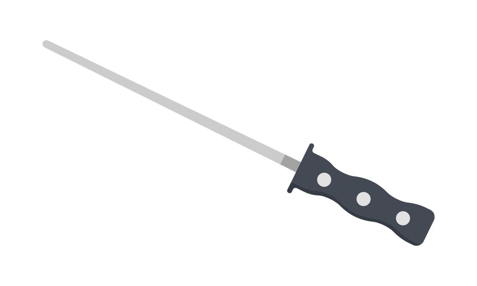 Knife sharpener flat icon for web. Simple knife sharpener sign flat