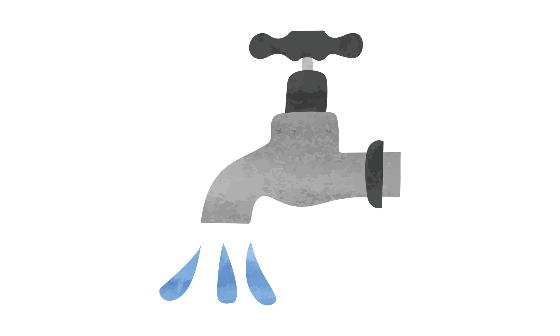 Running faucet watercolor vector illustration isolated on white background.  Faucet with blue drop clipart hand drawn watercolor. Garden tap cartoon  style. Tap watercolor drawing. Tap, faucet clipart 11065232 Vector Art at  Vecteezy