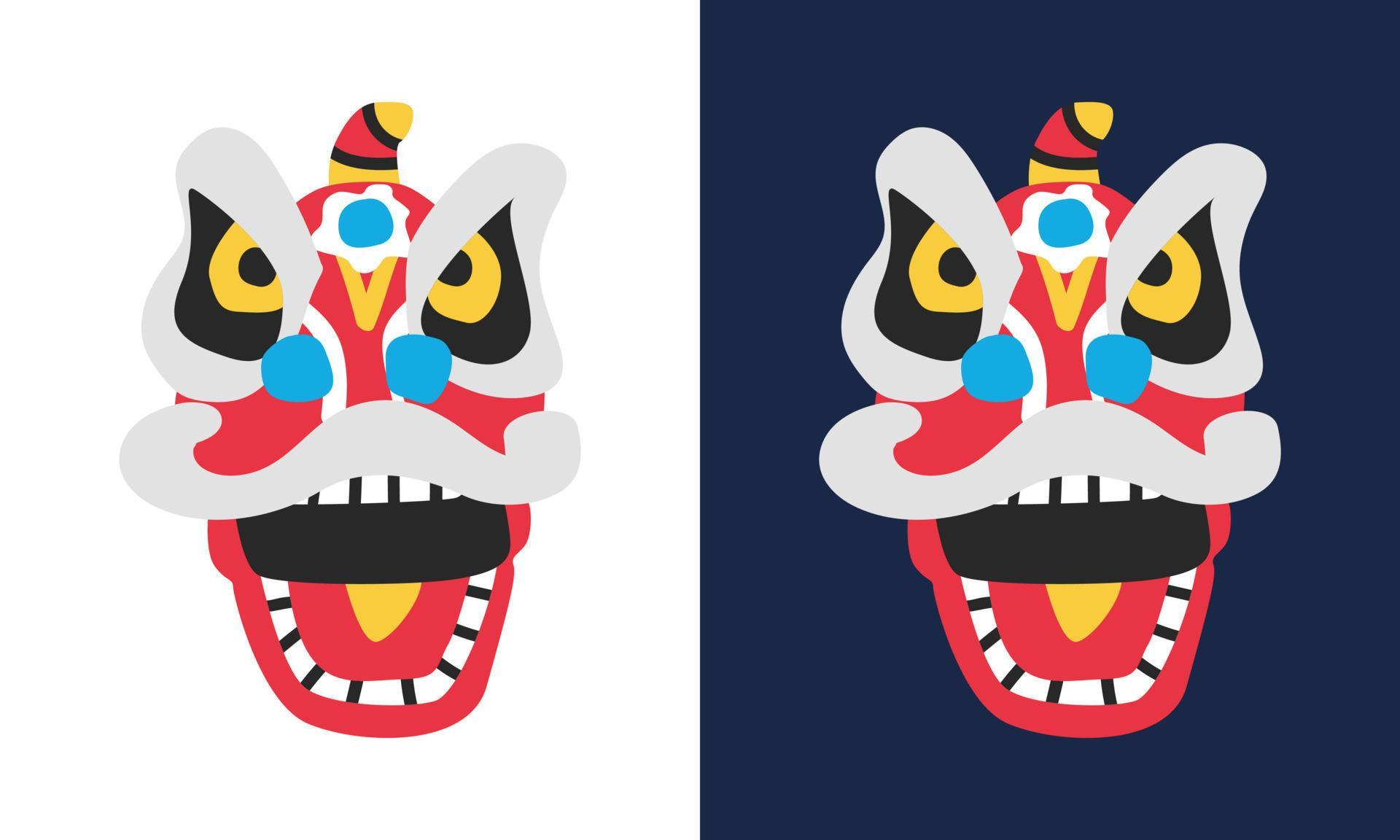 chinese new year lion head parts