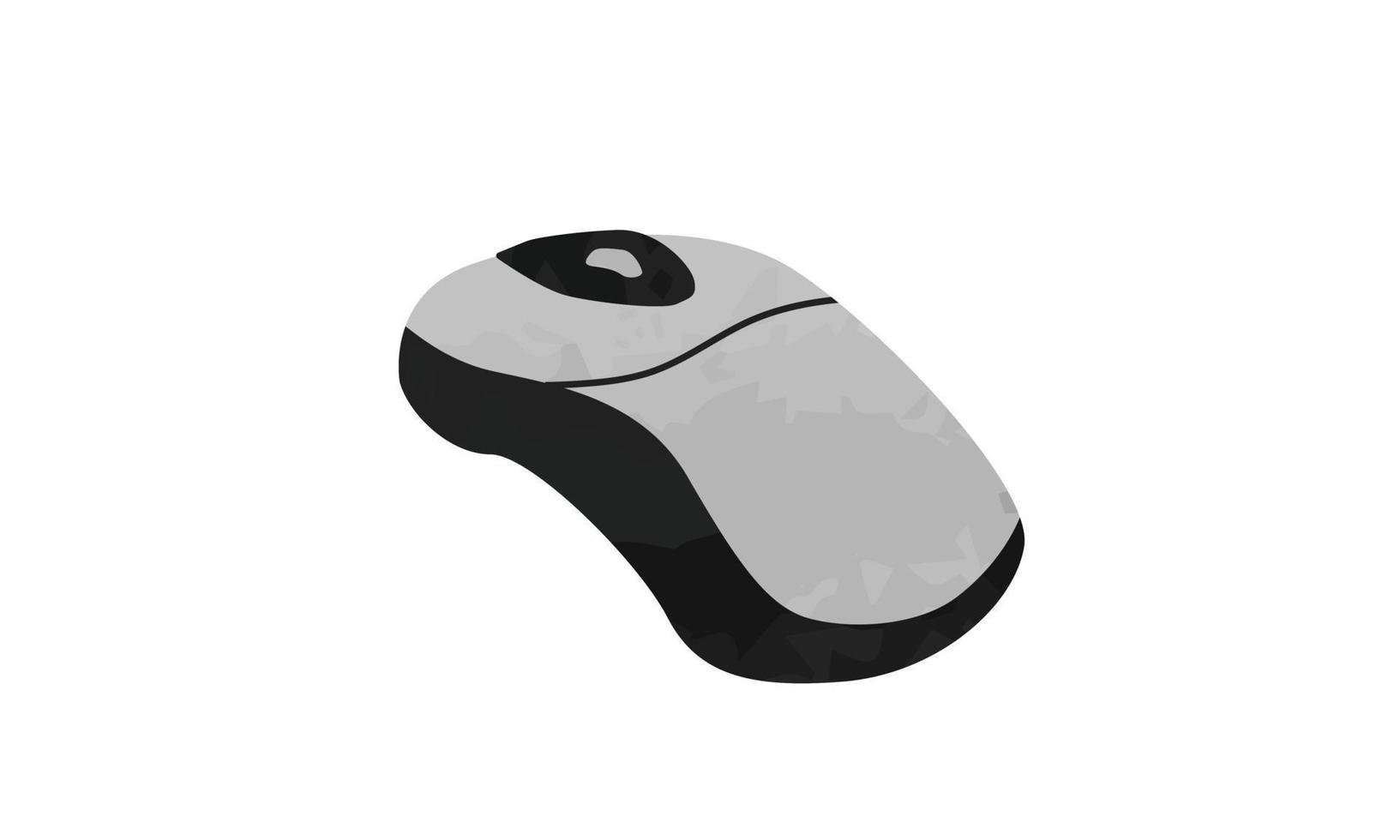 computer mouse clip art black and white