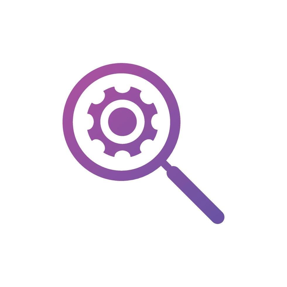 Search optimization icon. SEO optimization vector