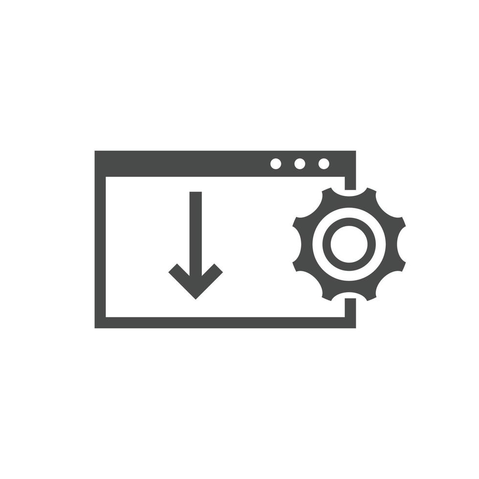 landing page optimization icons. Used for SEO or websites. vector