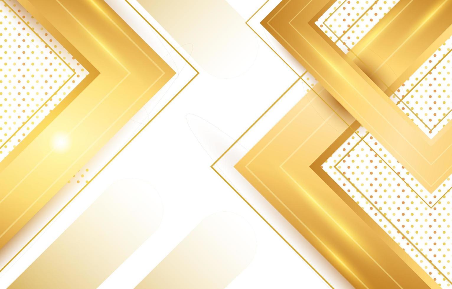 Abstract Background Gold and White vector