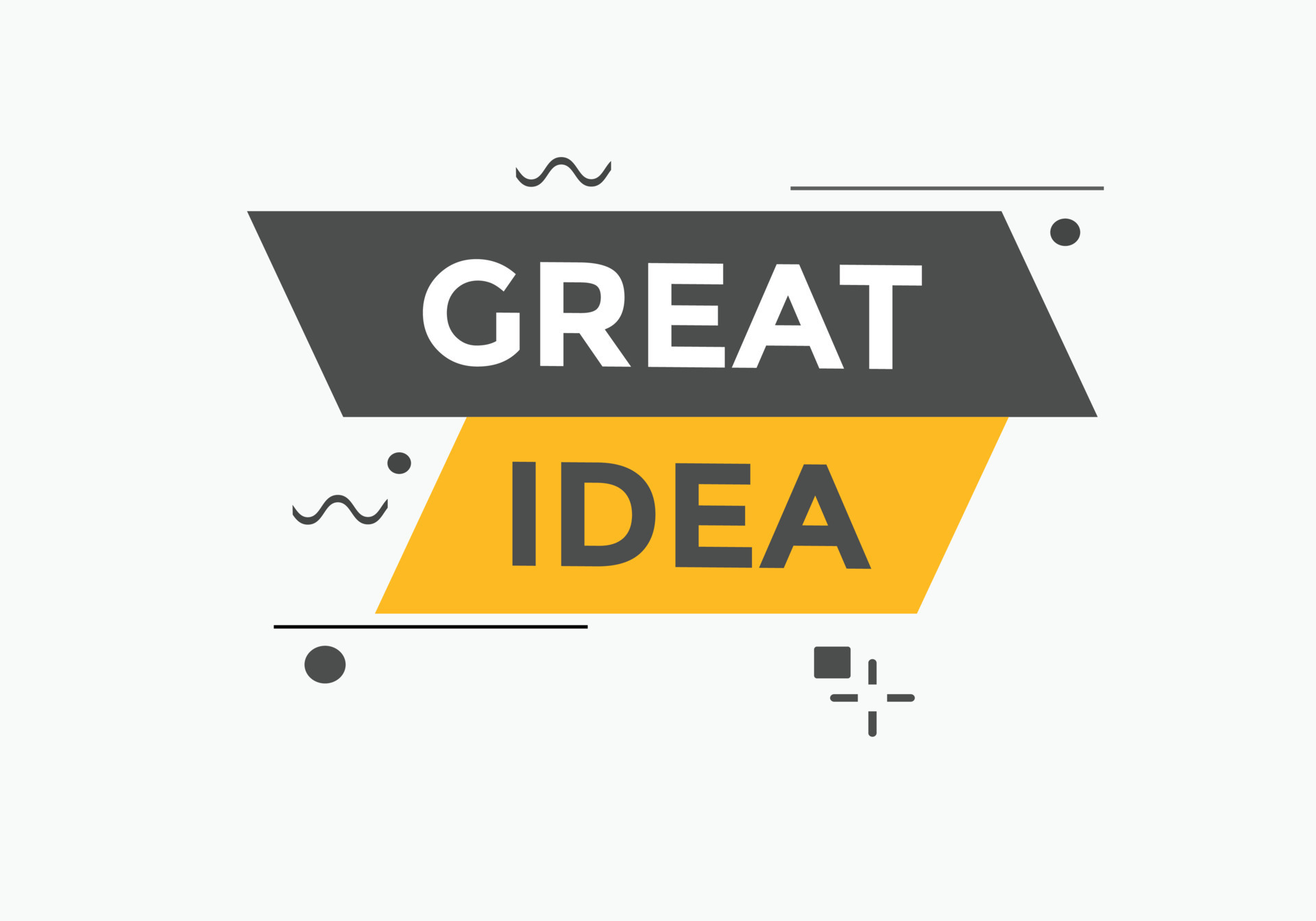 Great idea text button Great idea speech bubble Great idea text web Great idea text button Great idea speech bubble Great idea text web
