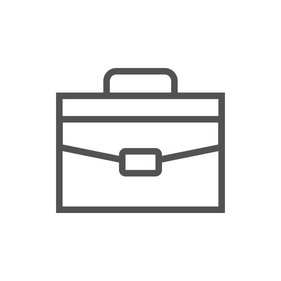 portfolio icons. Bag or baggage icon. Concept for web design vector