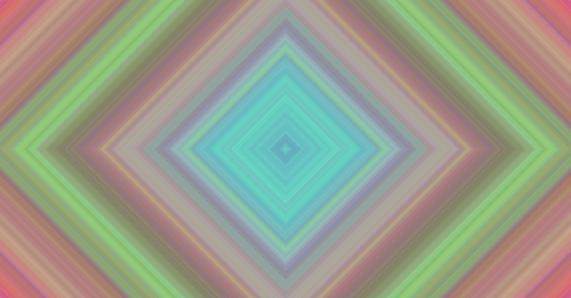 digital pattern in fractal rhombuses in blue, green and pink colors photo