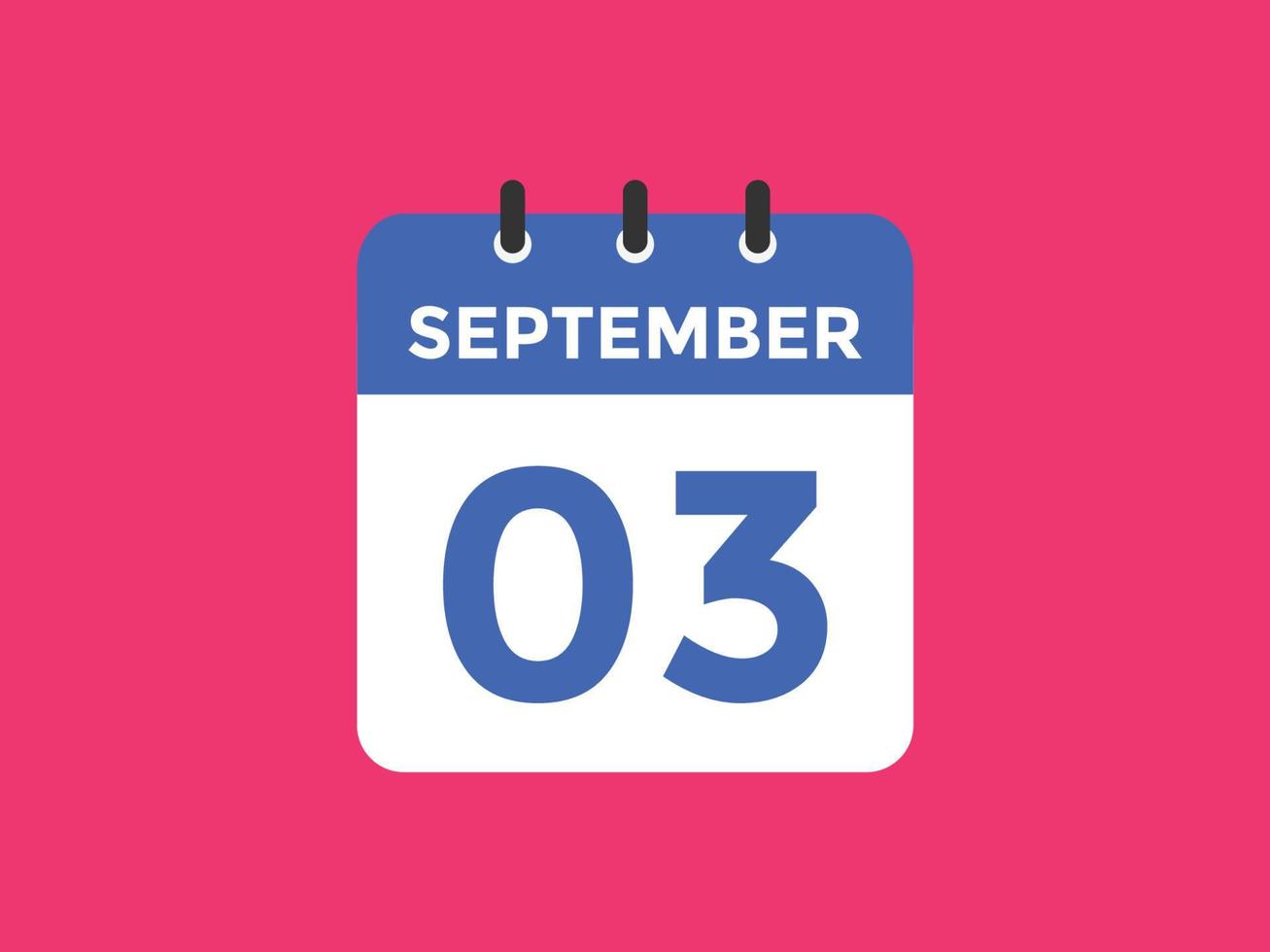 september 3 calendar reminder 3rd september daily calendar icon september 3 calendar reminder 3rd september daily calendar icon