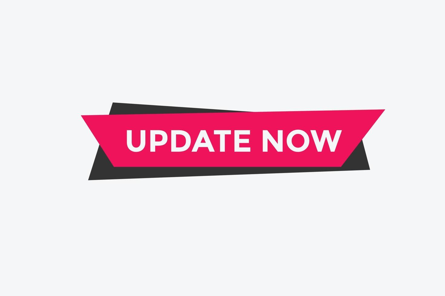 update now text button. speech bubble. update now Colorful web banner. vector illustration