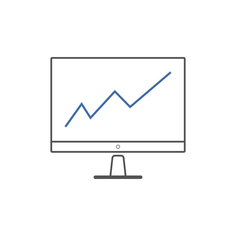 SEO Monitoring icon Vector illustration. digital marketing element. concept for SEO and Website.