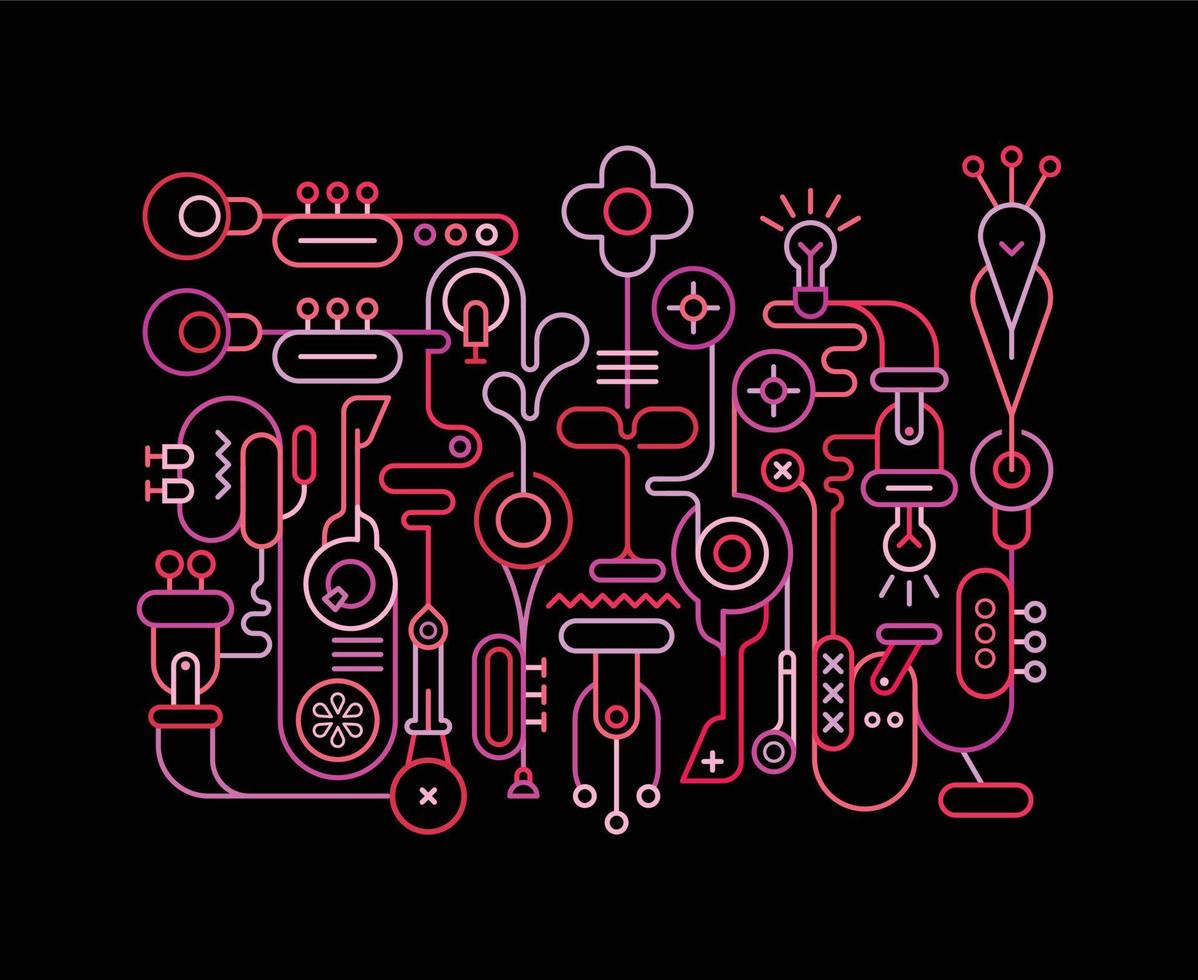 Abstract Art Neon 11069361 Vector Art at Vecteezy