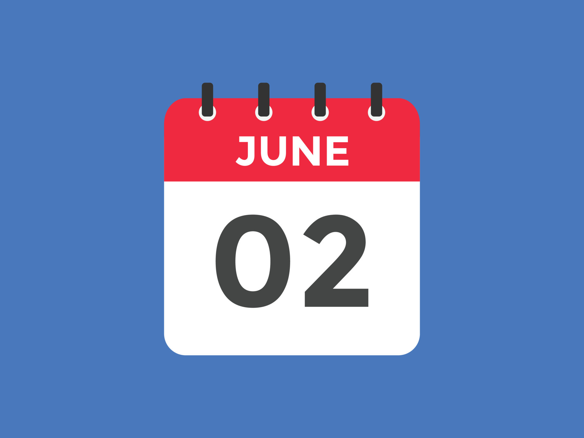 june 2 calendar reminder 2nd june daily calendar icon template june 2 calendar reminder 2nd june daily calendar icon template