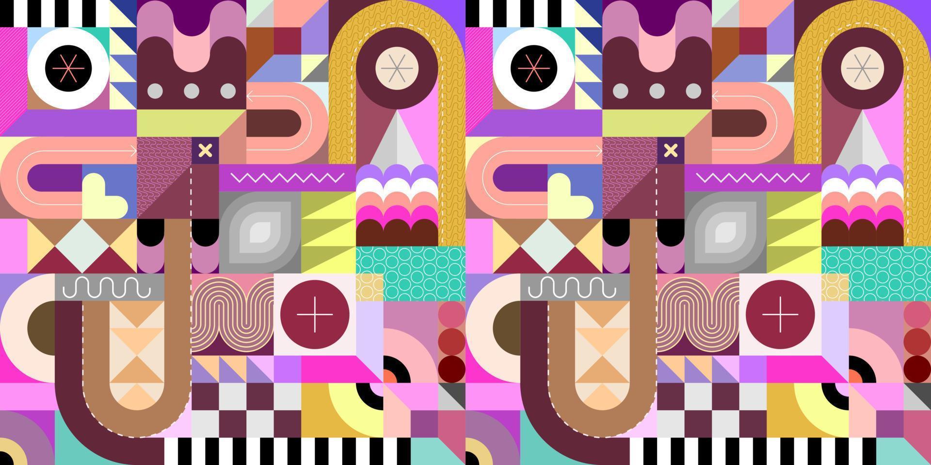 Seamless Geometric Pattern vector