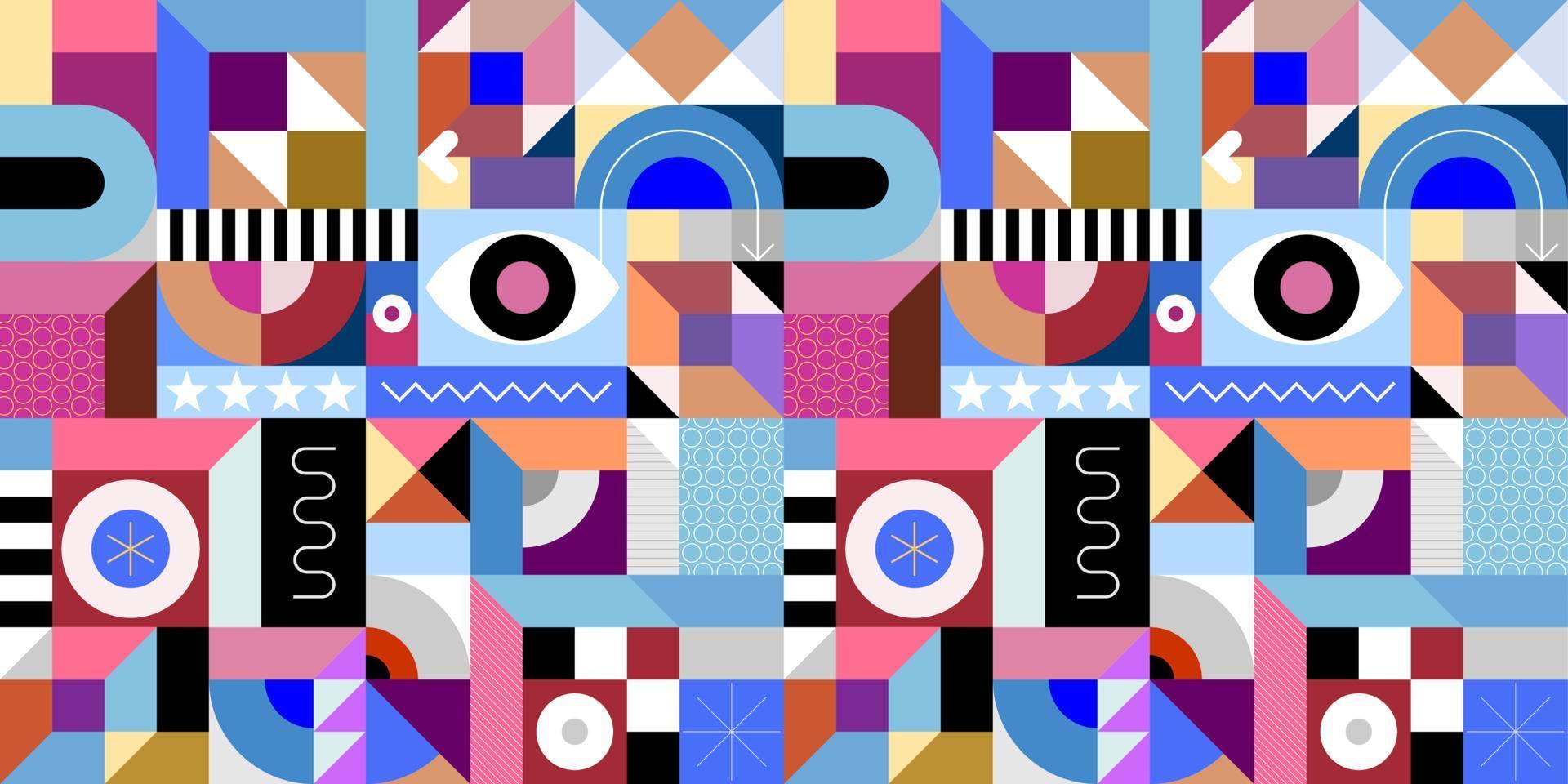 Abstract Geometric Art vector