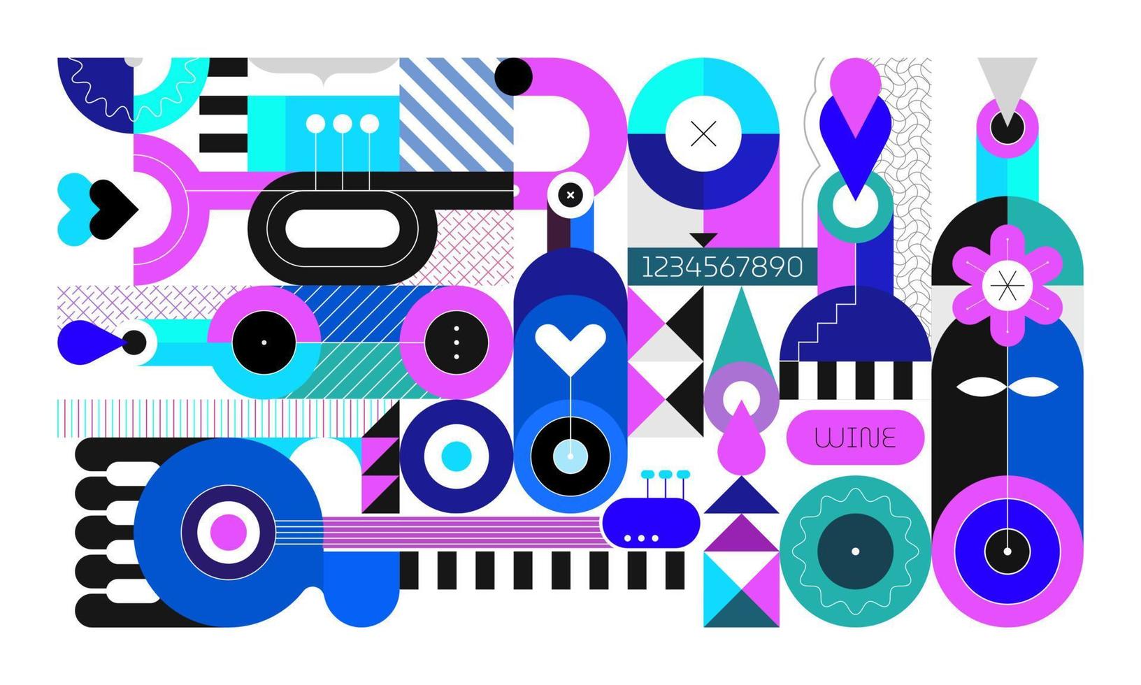 vectores de diseño musical