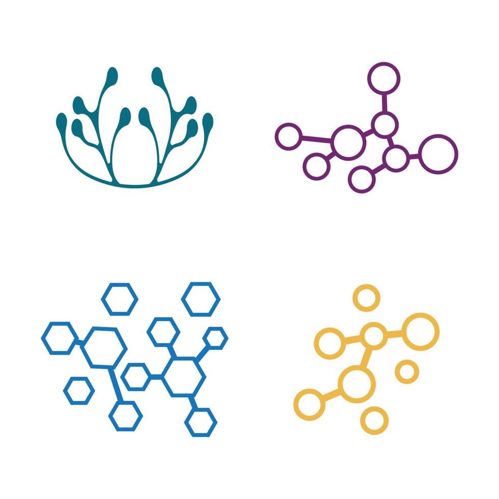 Neuron logo or nerve cell logo design,molecule logo illustration template icon with vector concept