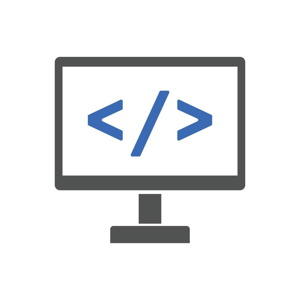Custom coding icons Vector illustration. modern style Custom coding symbol