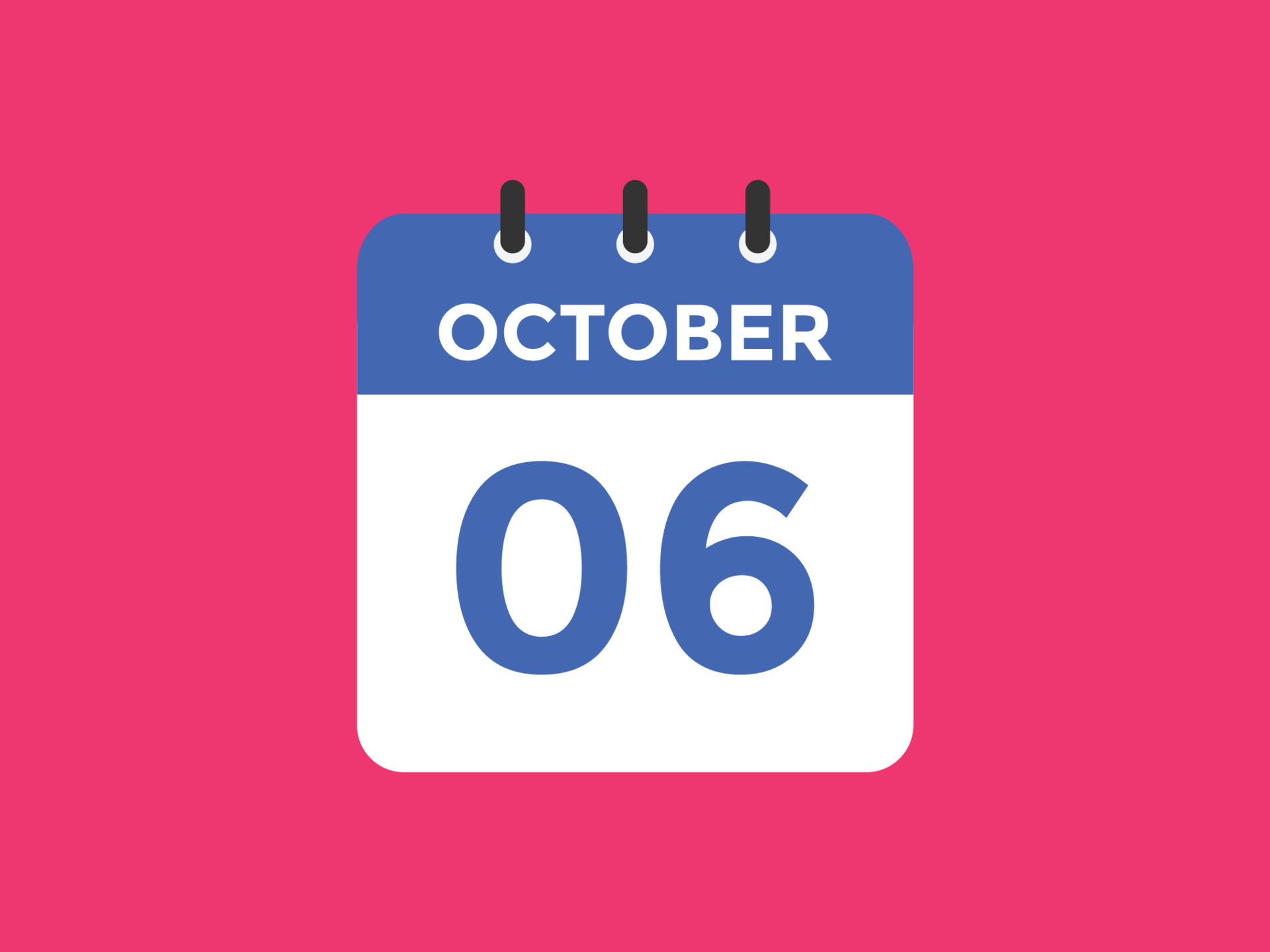 october 6 calendar reminder 6th october daily calendar icon template october 6 calendar reminder 6th october daily calendar icon template