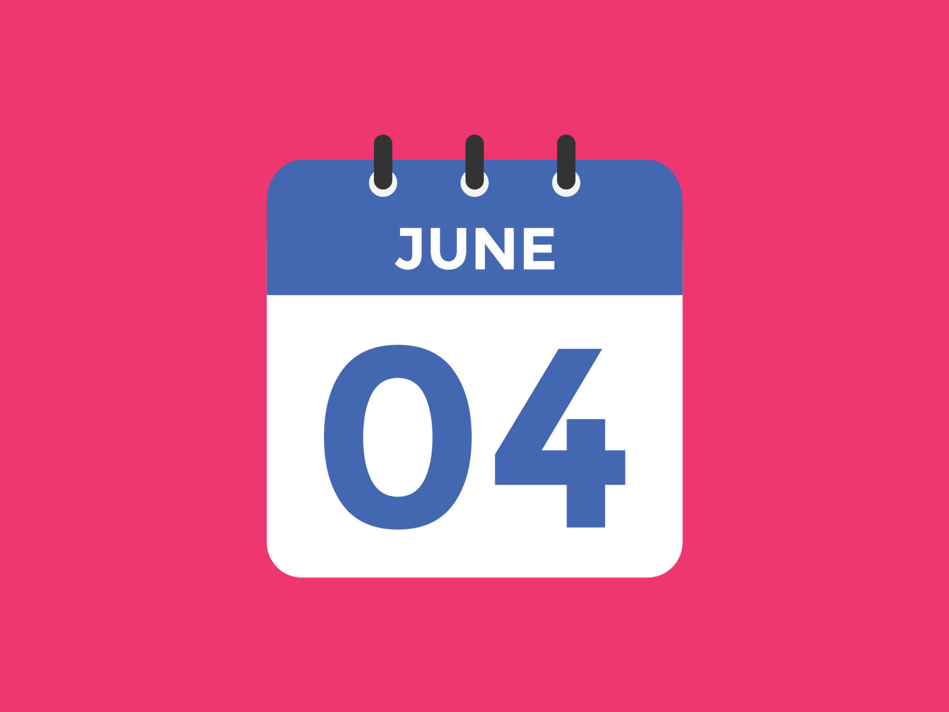 june 4 calendar reminder 4th june daily calendar icon template june 4 calendar reminder 4th june daily calendar icon template
