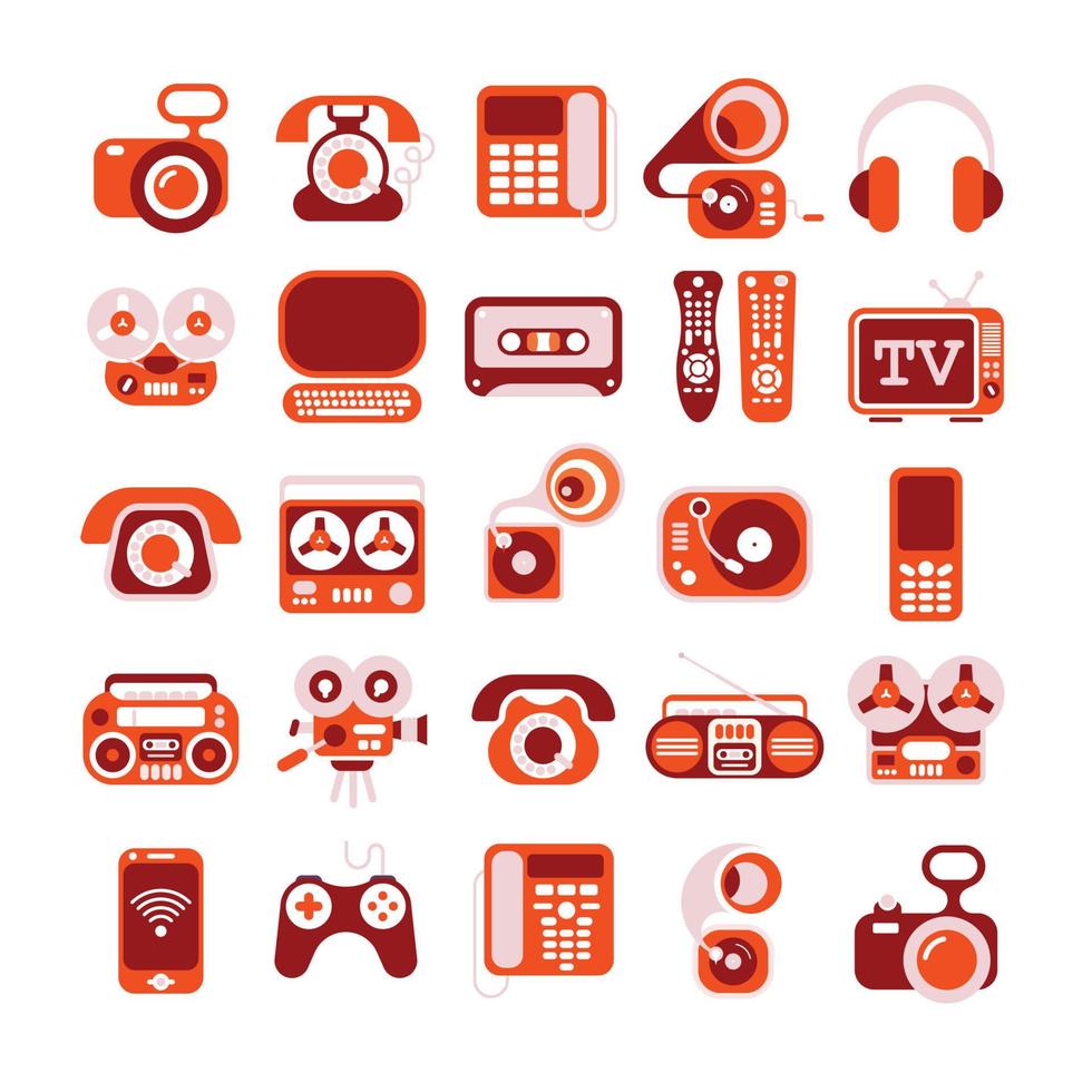 Electronic Vector Icons