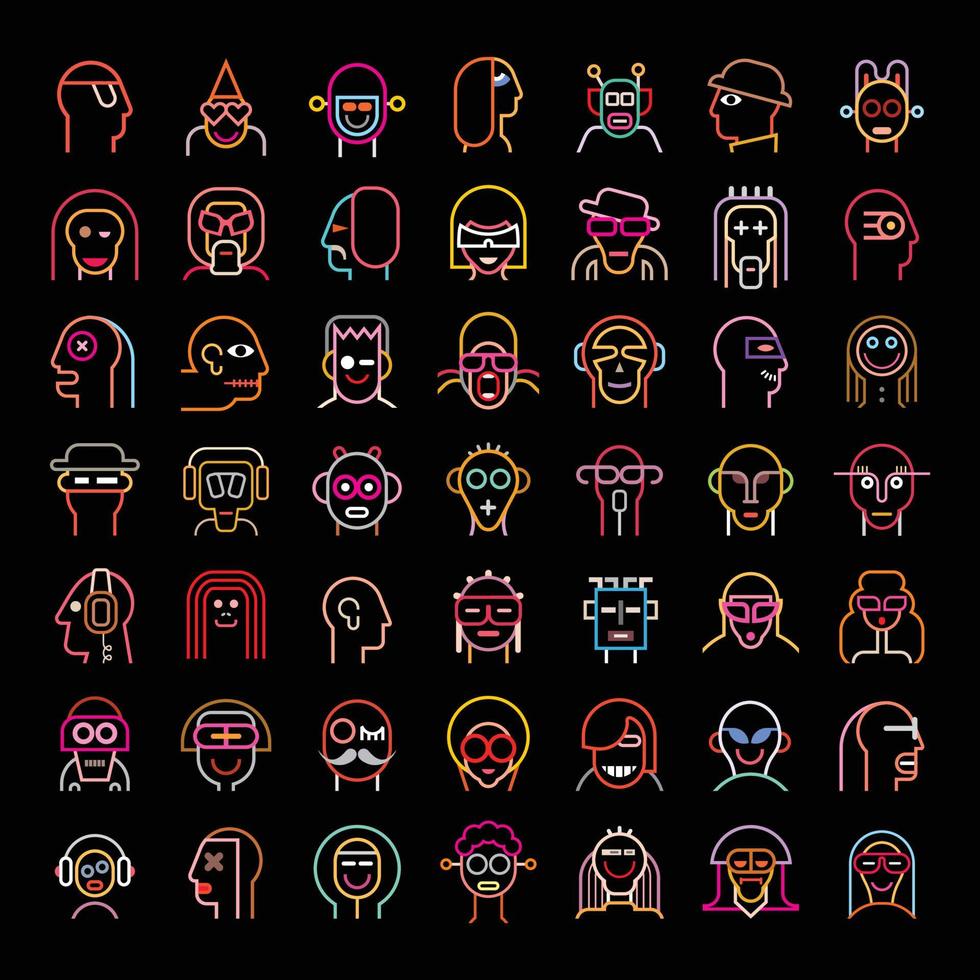 Set of Vector Avatars