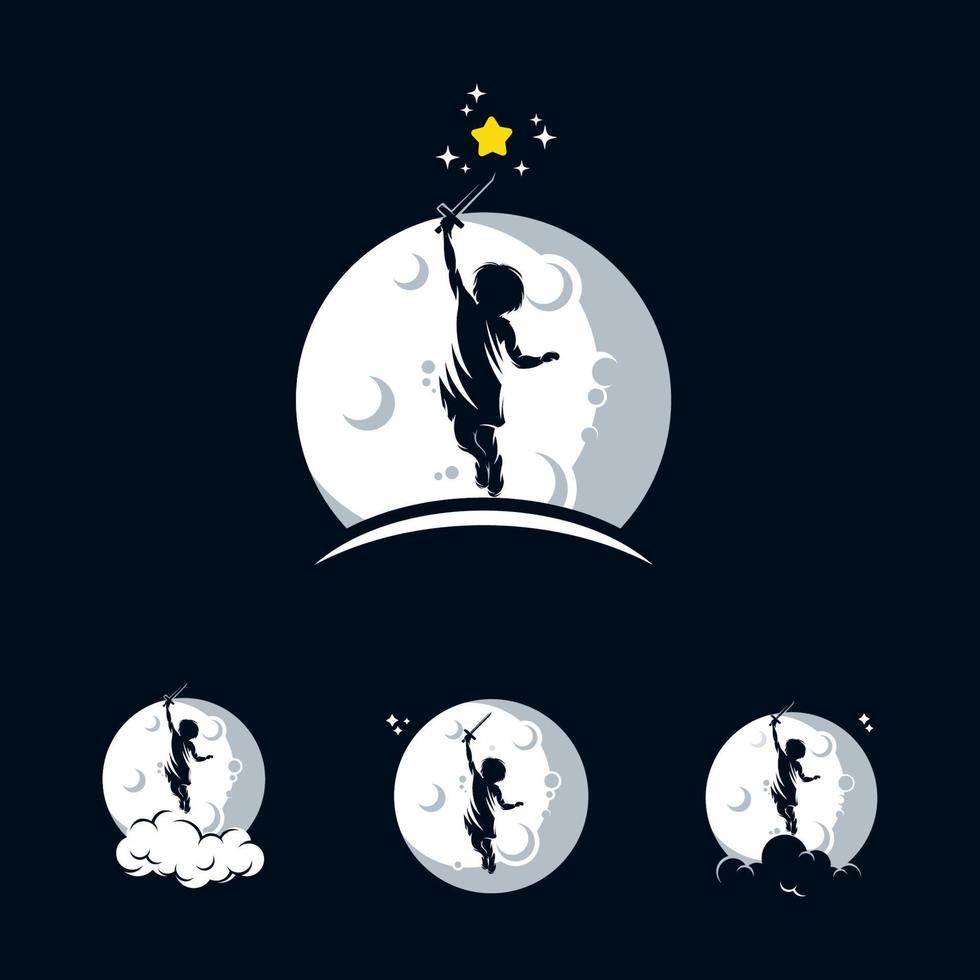 Kids dream vector design illustration template