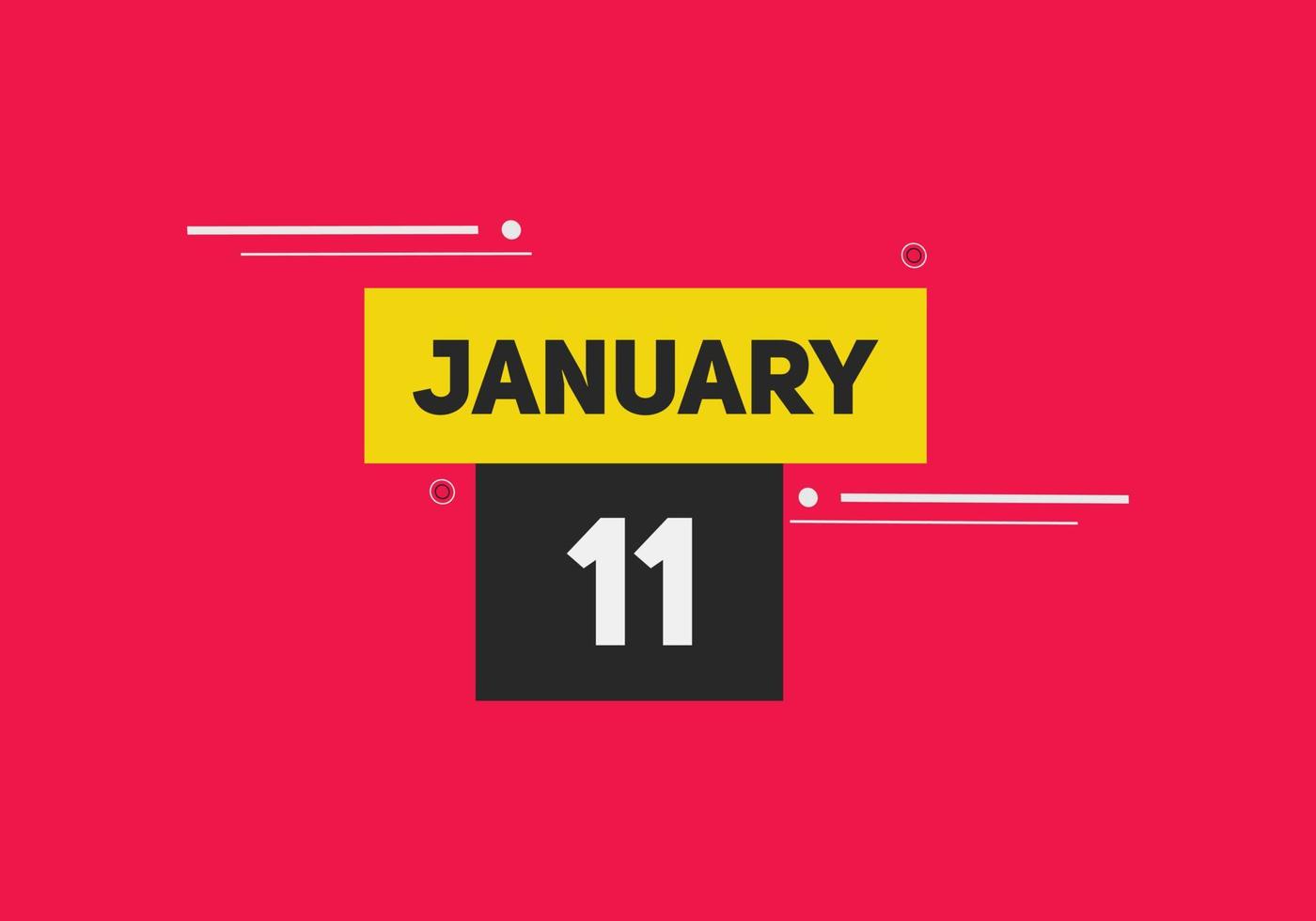 january 11 calendar reminder 11th january daily calendar icon template january 11 calendar reminder 11th january daily calendar icon template