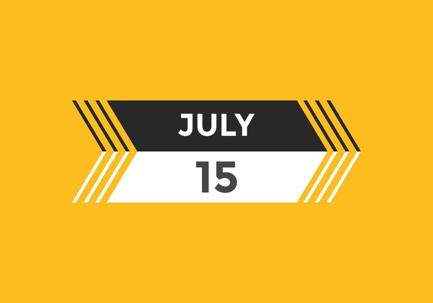 july 15 calendar reminder 15th july daily calendar icon template july 15 calendar reminder 15th july daily calendar icon template