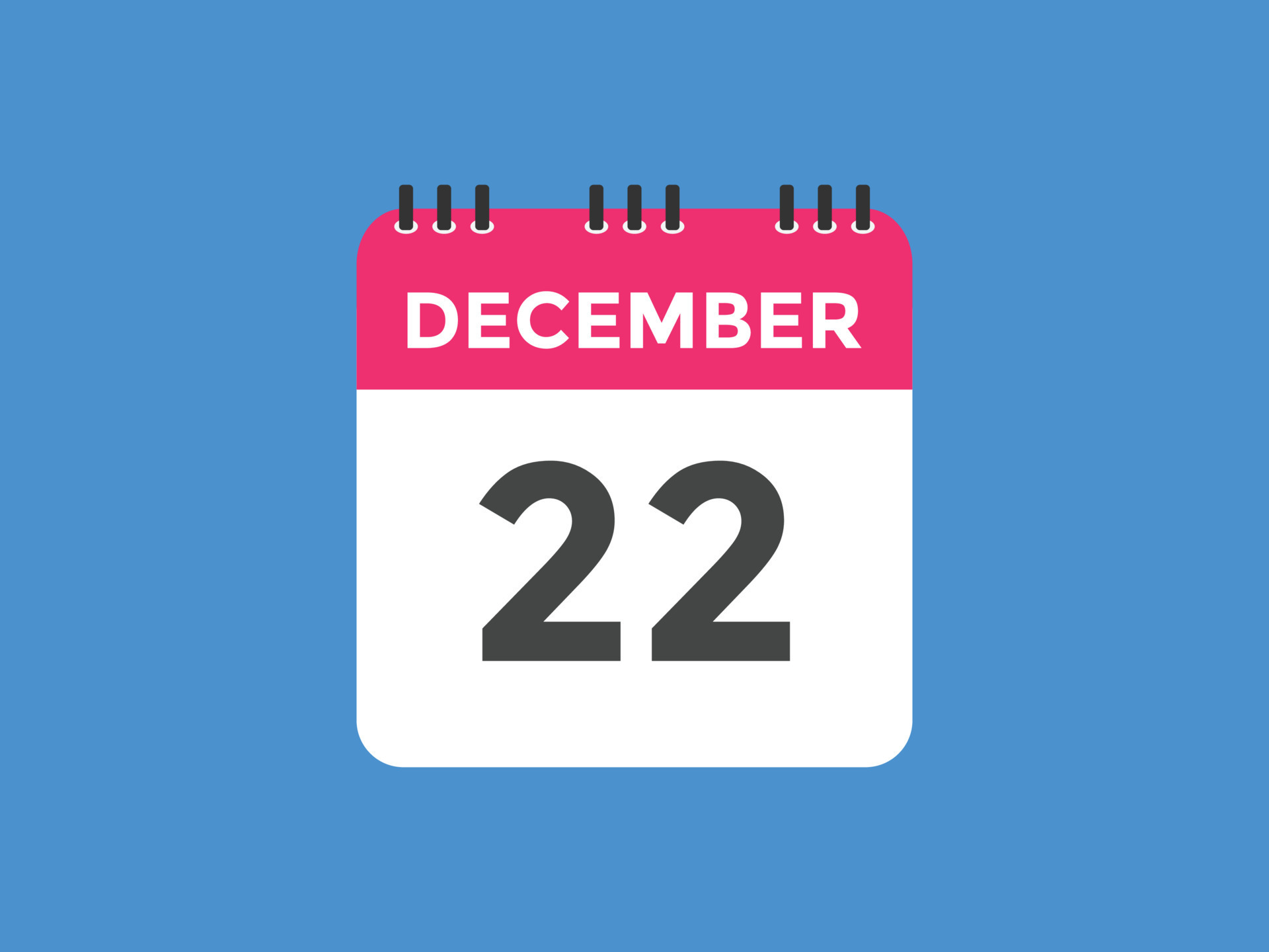 december 22 calendar reminder 22th december daily calendar icon december 22 calendar reminder 22th december daily calendar icon