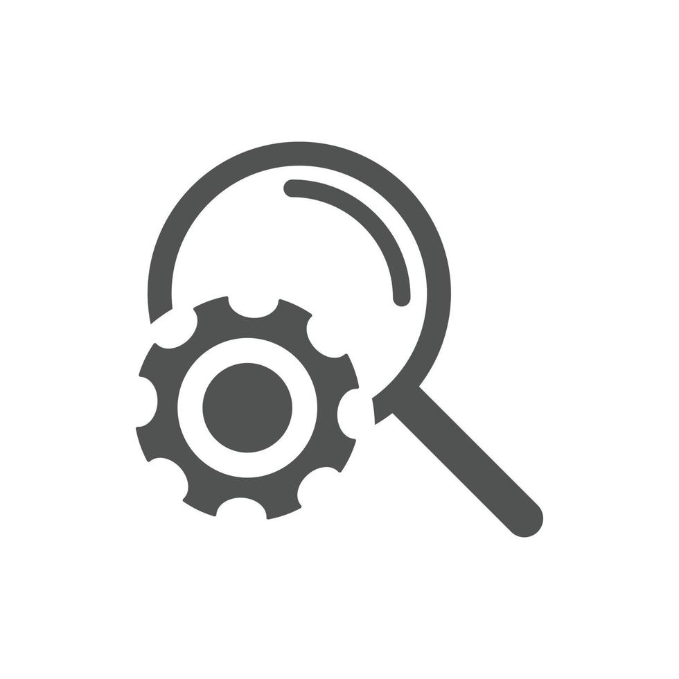 Search optimization icon. SEO optimization vector